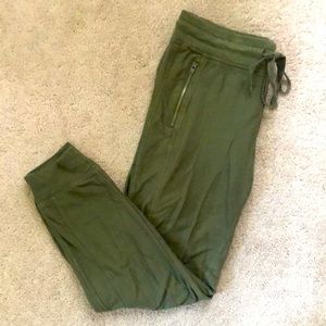SO green joggers.